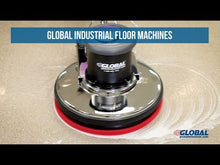 Load and play video in Gallery viewer, Global Industrial™ Low Speed Floor Machine, 17" Cleaning Path