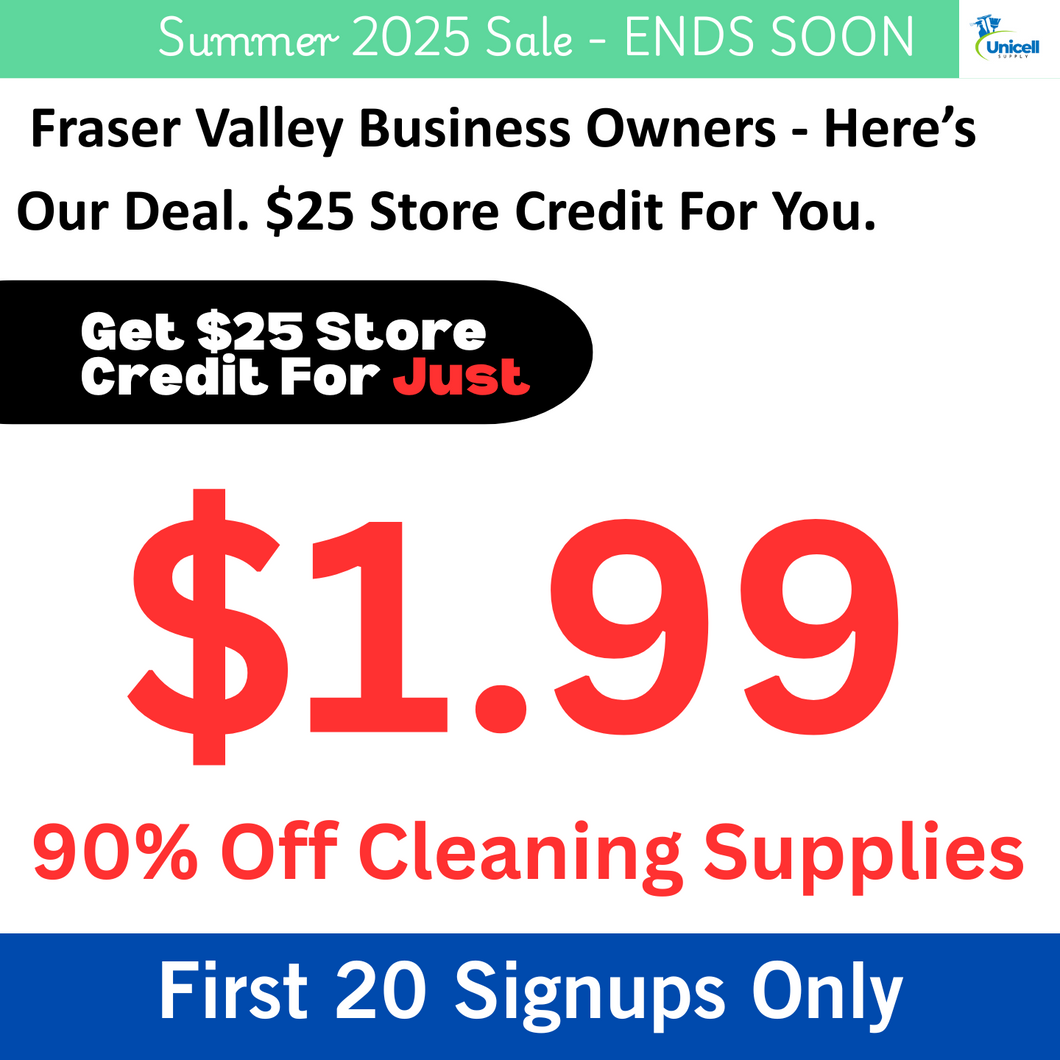 Get $25 Coupon Off Janitorial Supplies.