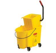 RUBBERMAID WAVE BRAKE 26 QUART SIDE PRESS BUCKET WRINGER