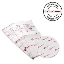 VACUUM BAG, 3+1 PK CYCLO VAC E100, GS110 HEPA TYPE OEM
