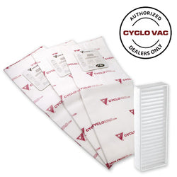 VACUUM BAG, 3 PK CYCLO VAC GS & GX PLUS FILTER HEPA TYPE OEM