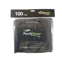 WASTE BAGS, 100 PK POOCH POWER SHOVEL VACUUM
