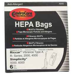 VACUUM BAG, 6 PK RICCAR SIMPLICITY TYPE 