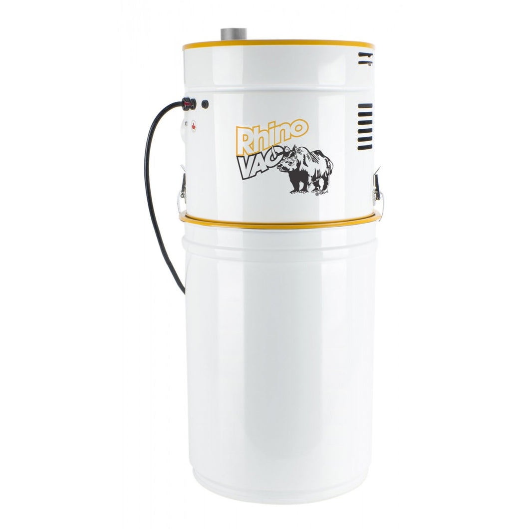 Central Vacuum Cleaner Equipped with Two Powerful Motors and Special Insulation, 17 L (4 gal) Tank Capacity