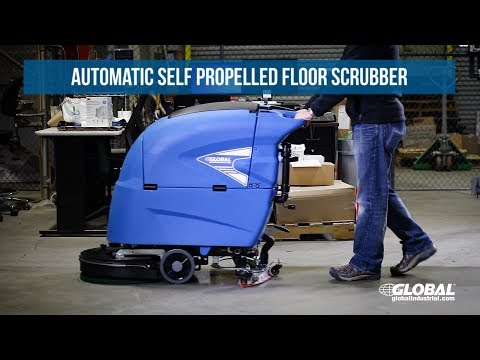 Global Industrial™ Auto Floor Scrubber With Traction Drive, 26