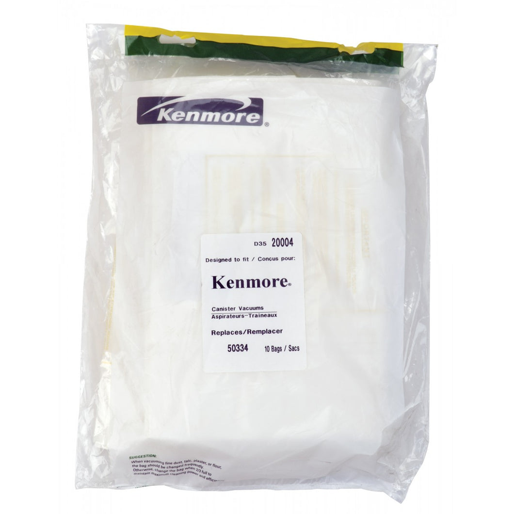 Paper Bag for Kenmore Canister Vacuum - Pack of 10 Bags